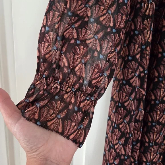 Wilfred Metallic Midi Dress - Picture 2 of 8